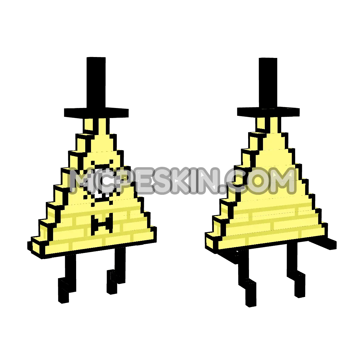 Bill Chipher 4D Minecraft Bedrock skin