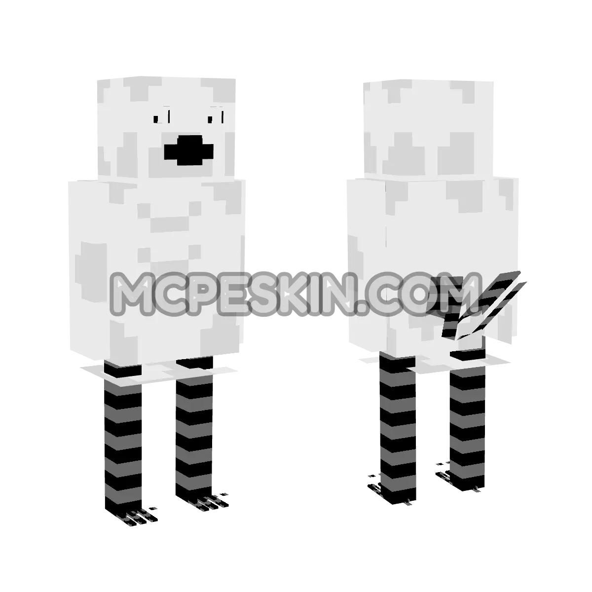 Birb 4D Minecraft Bedrock skin