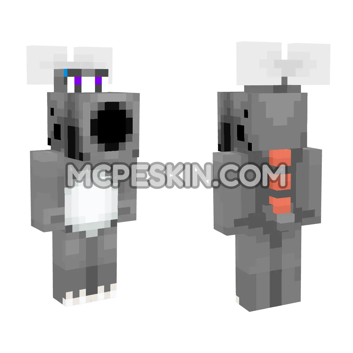 Birdo (Black) 4D Minecraft Bedrock skin