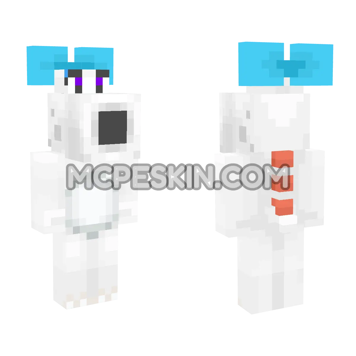 Birdo (White) 4D Minecraft Bedrock skin