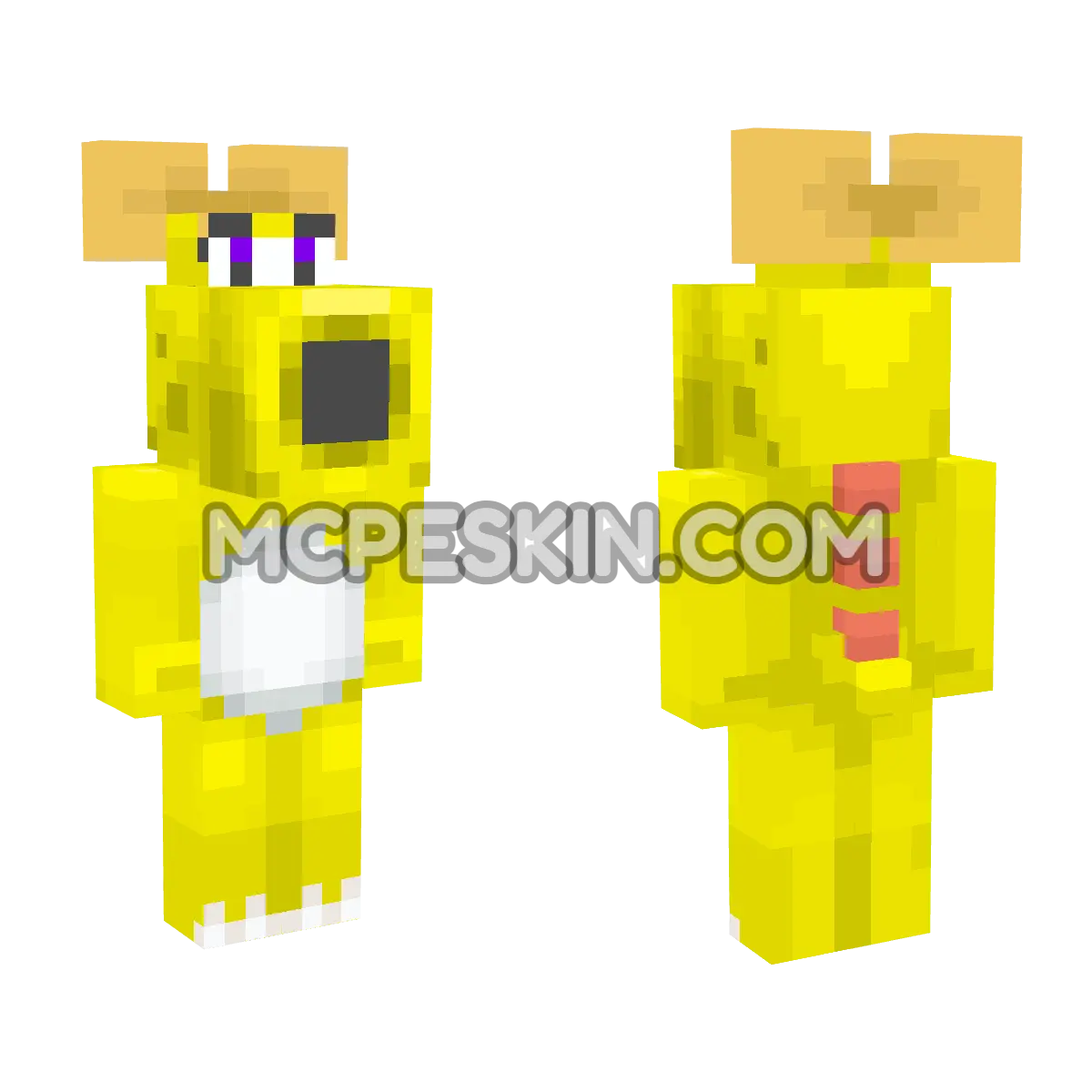 Birdo (Yellow) 4D Minecraft Bedrock skin