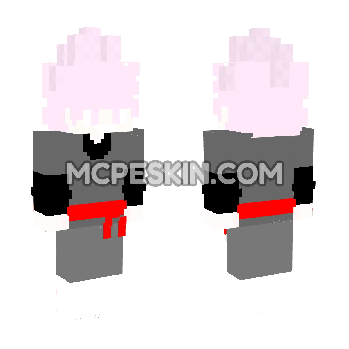Black Goku Female 2 4D Minecraft Bedrock skin