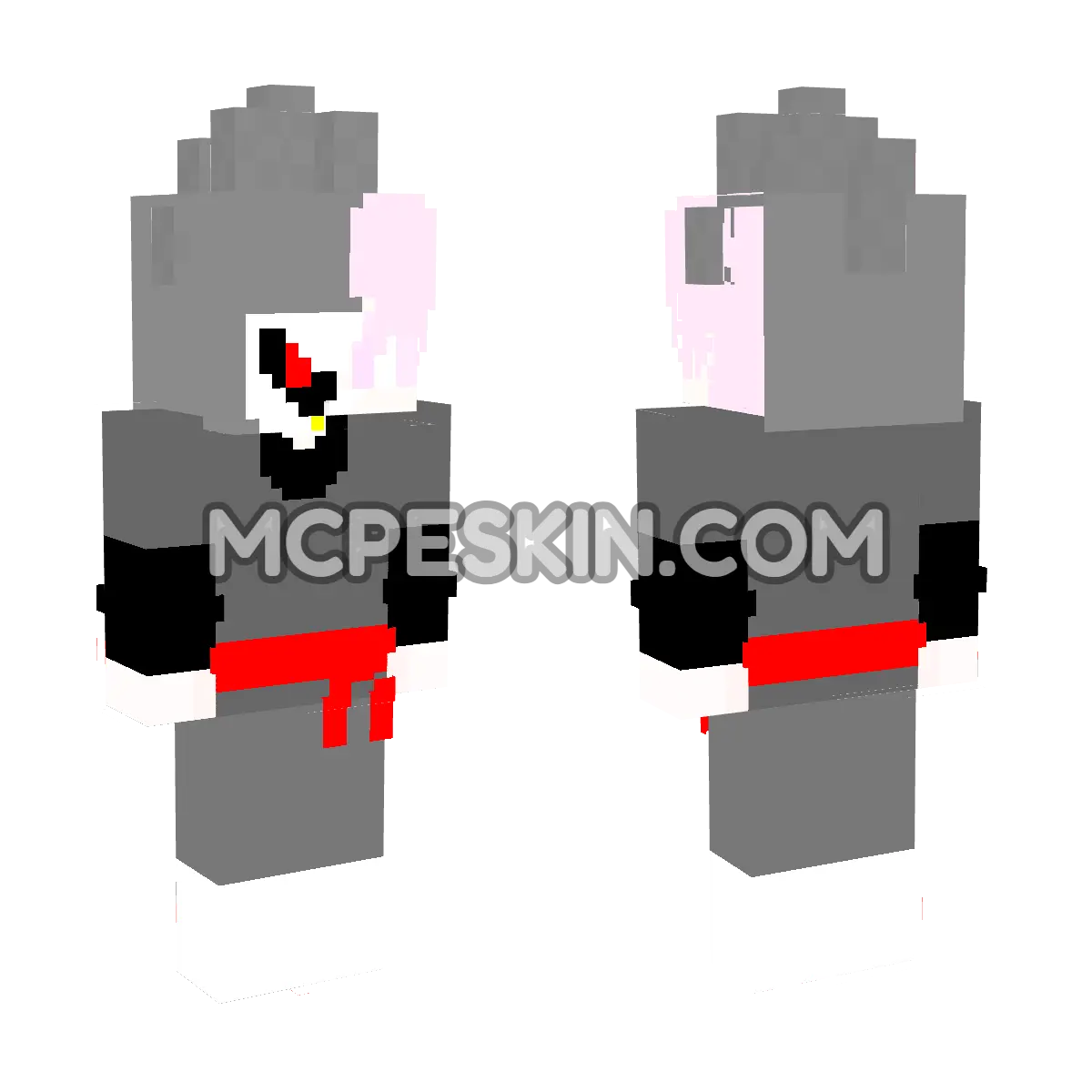 Black Goku Female 3 4D Minecraft Bedrock skin