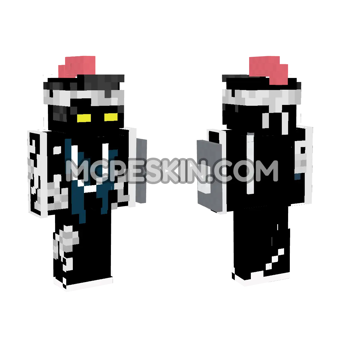 Black Knight 8 4D Minecraft Bedrock skin