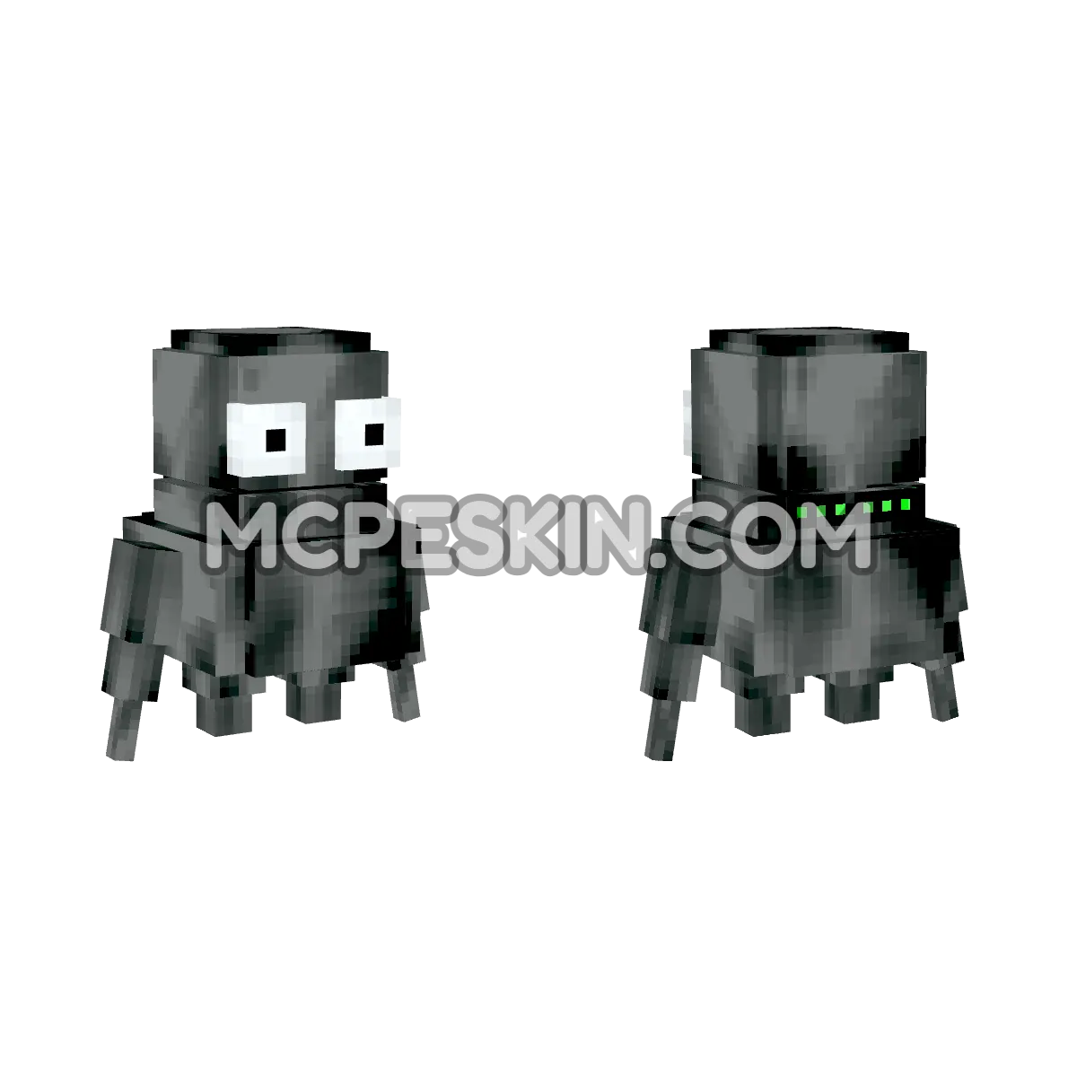 Black Little REPO 4D Minecraft Bedrock skin