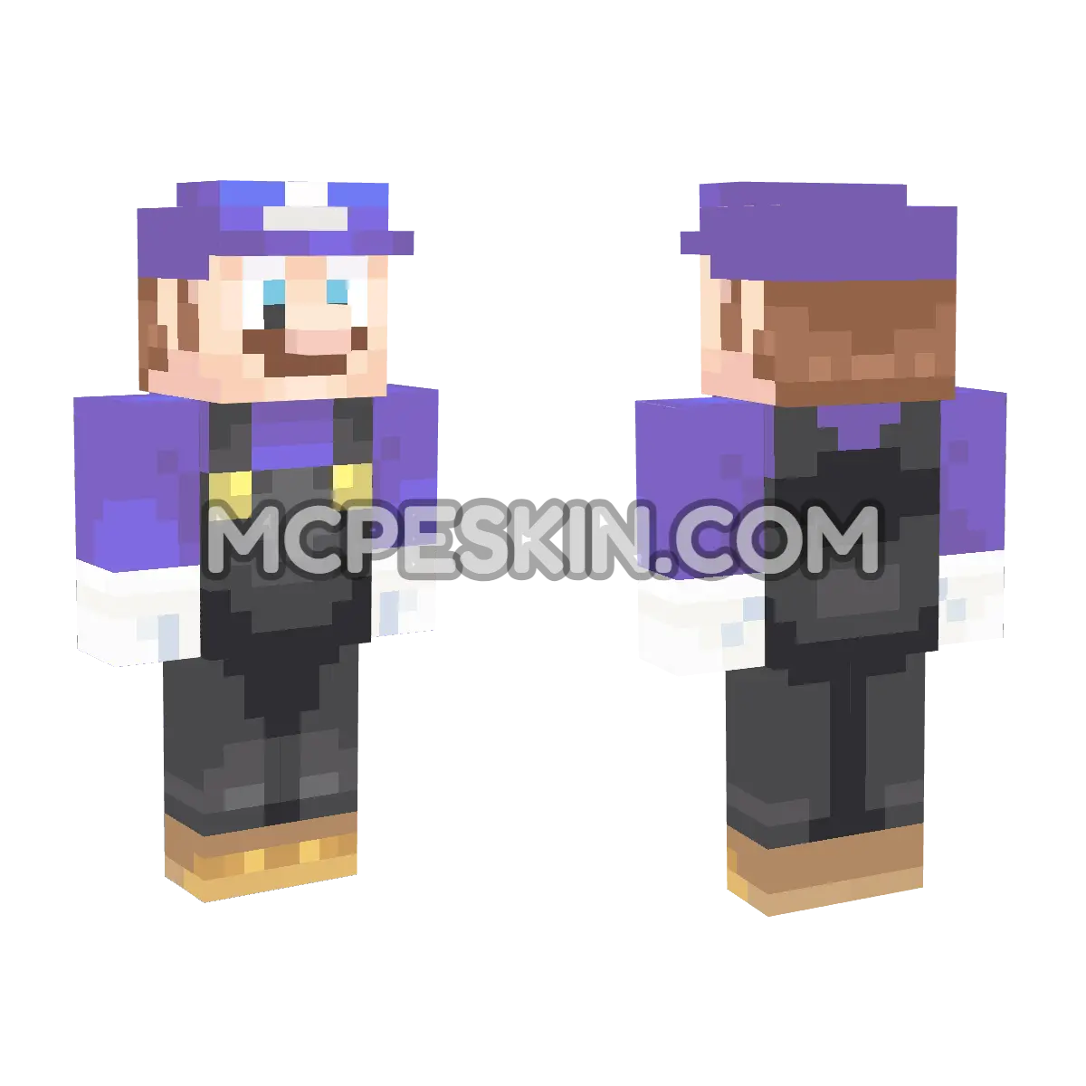 Black Mario (3 real XD) 4D Minecraft Bedrock skin
