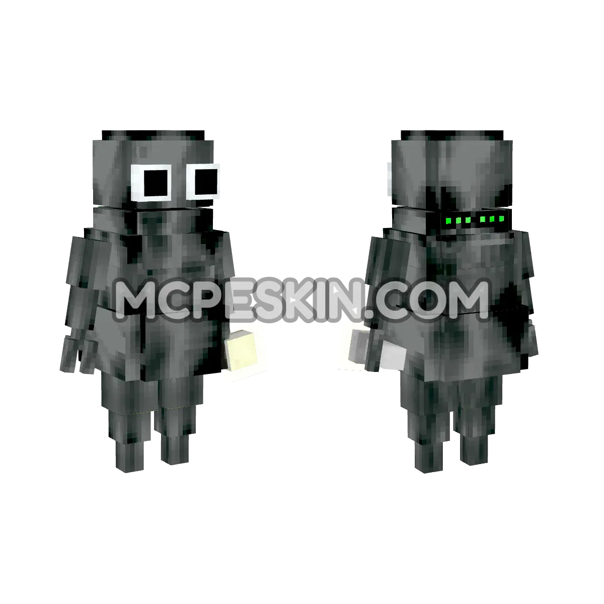 Black REPO (Intrigued) 4D Minecraft Bedrock skin