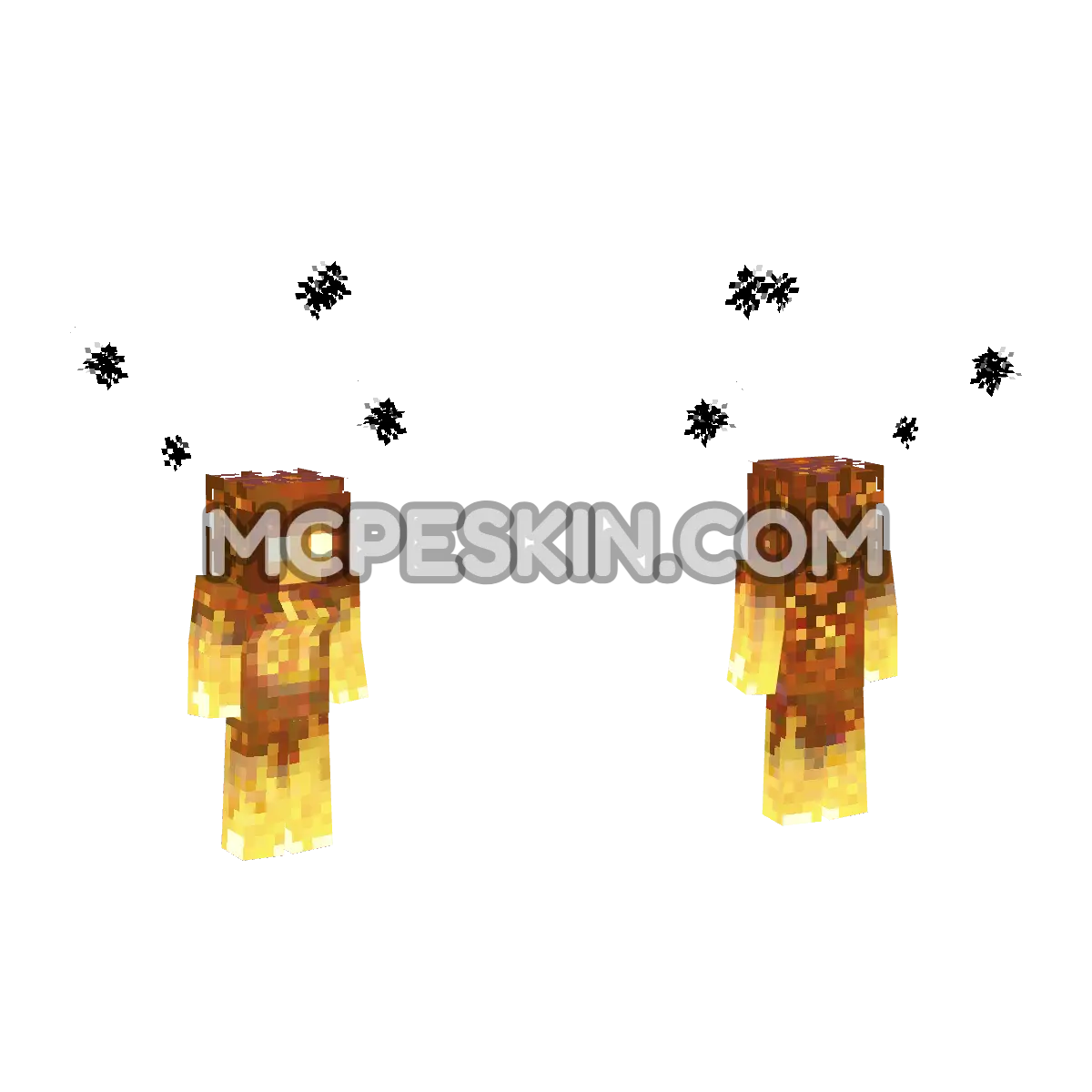Blaze Born 4D Minecraft Bedrock skin