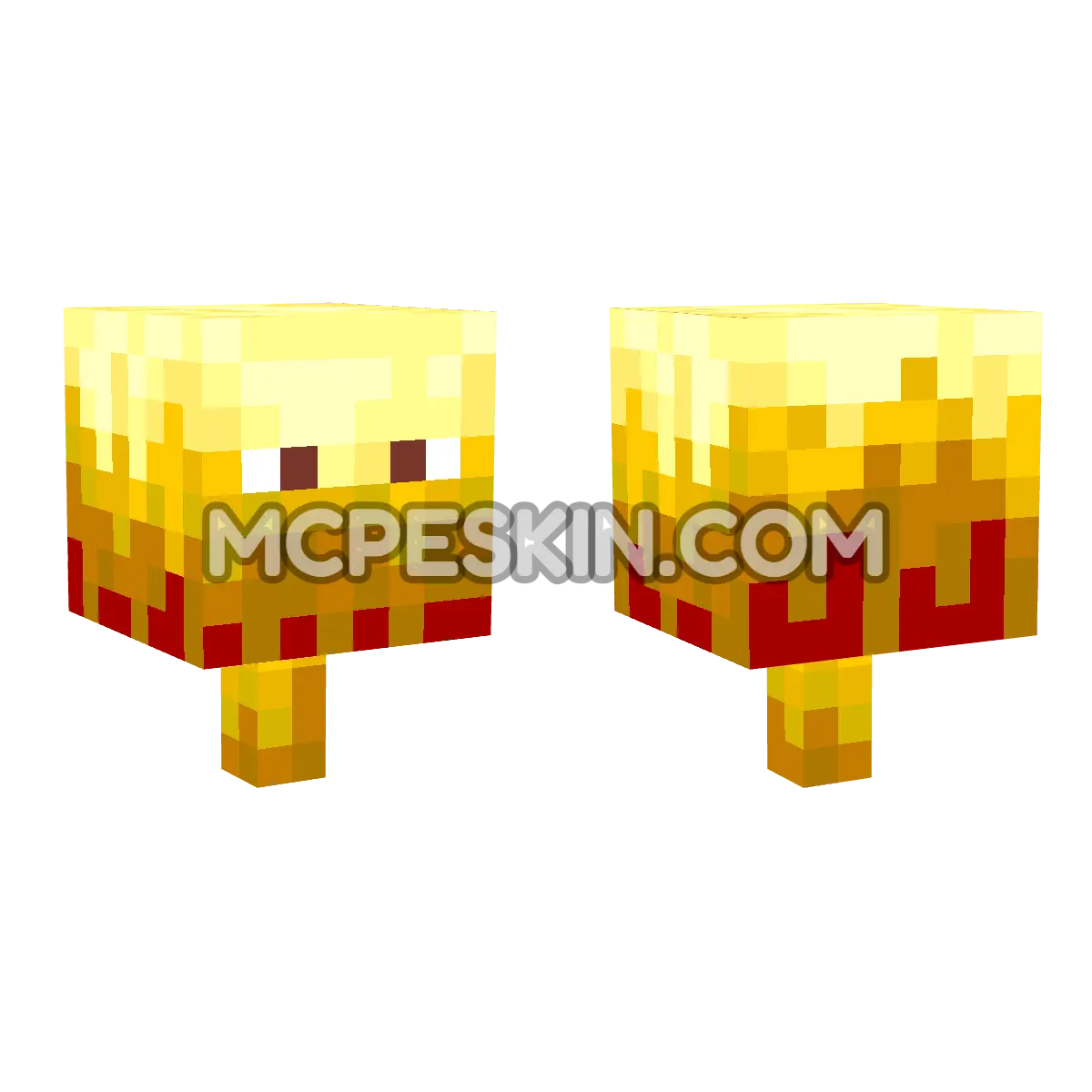 Blaze 4D Minecraft Bedrock skin
