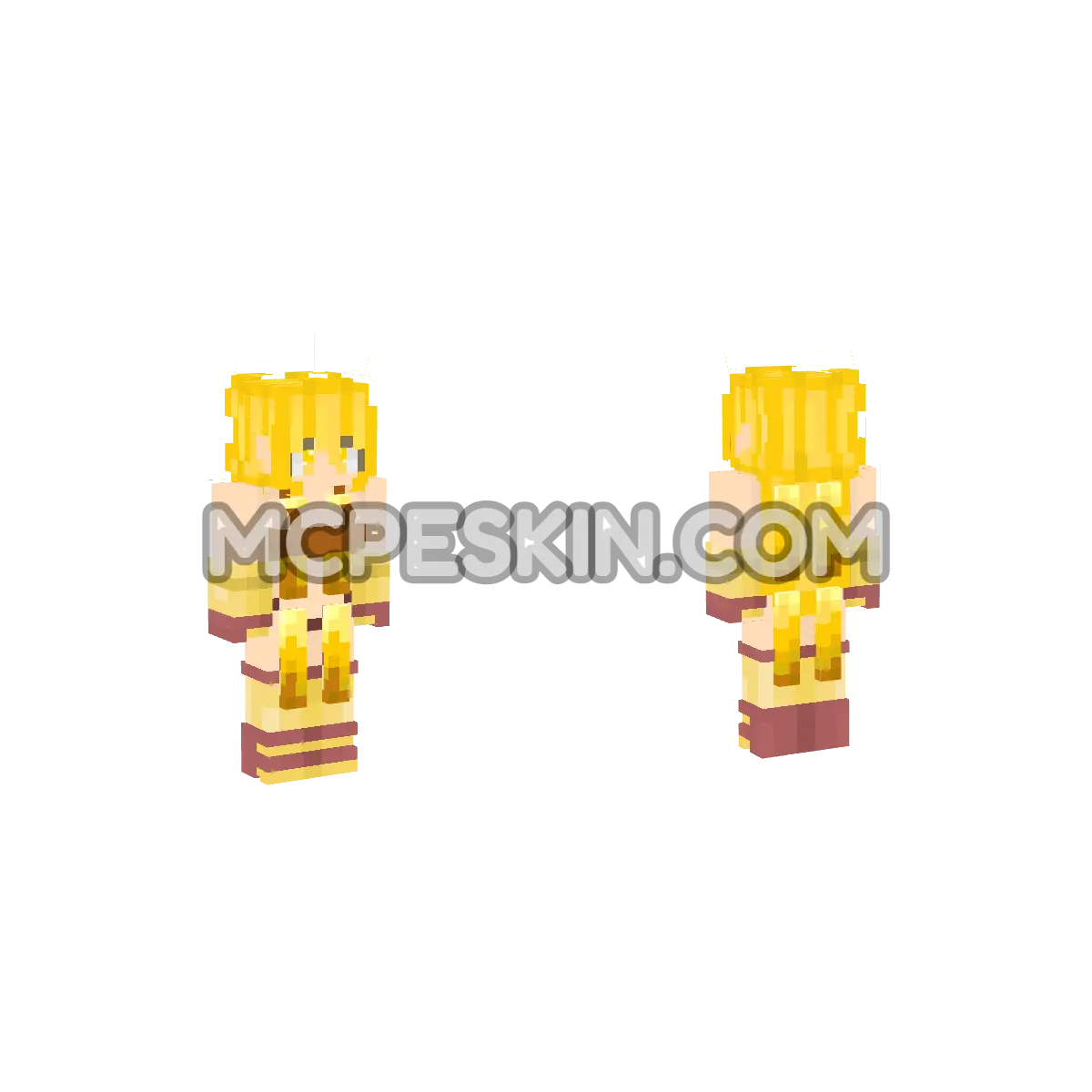 Blaze Variant 4D Minecraft Bedrock skin