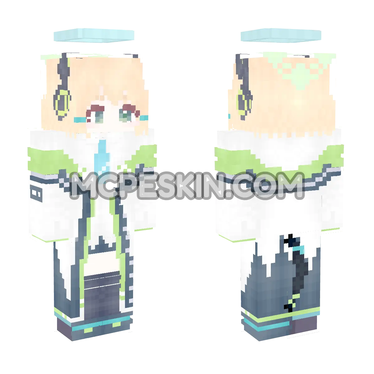 Blue Archive 16 4D Minecraft Bedrock skin