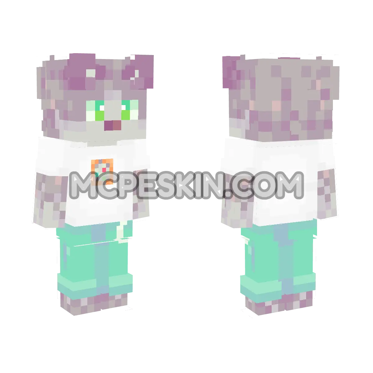 bobicraft 4D Minecraft Bedrock skin