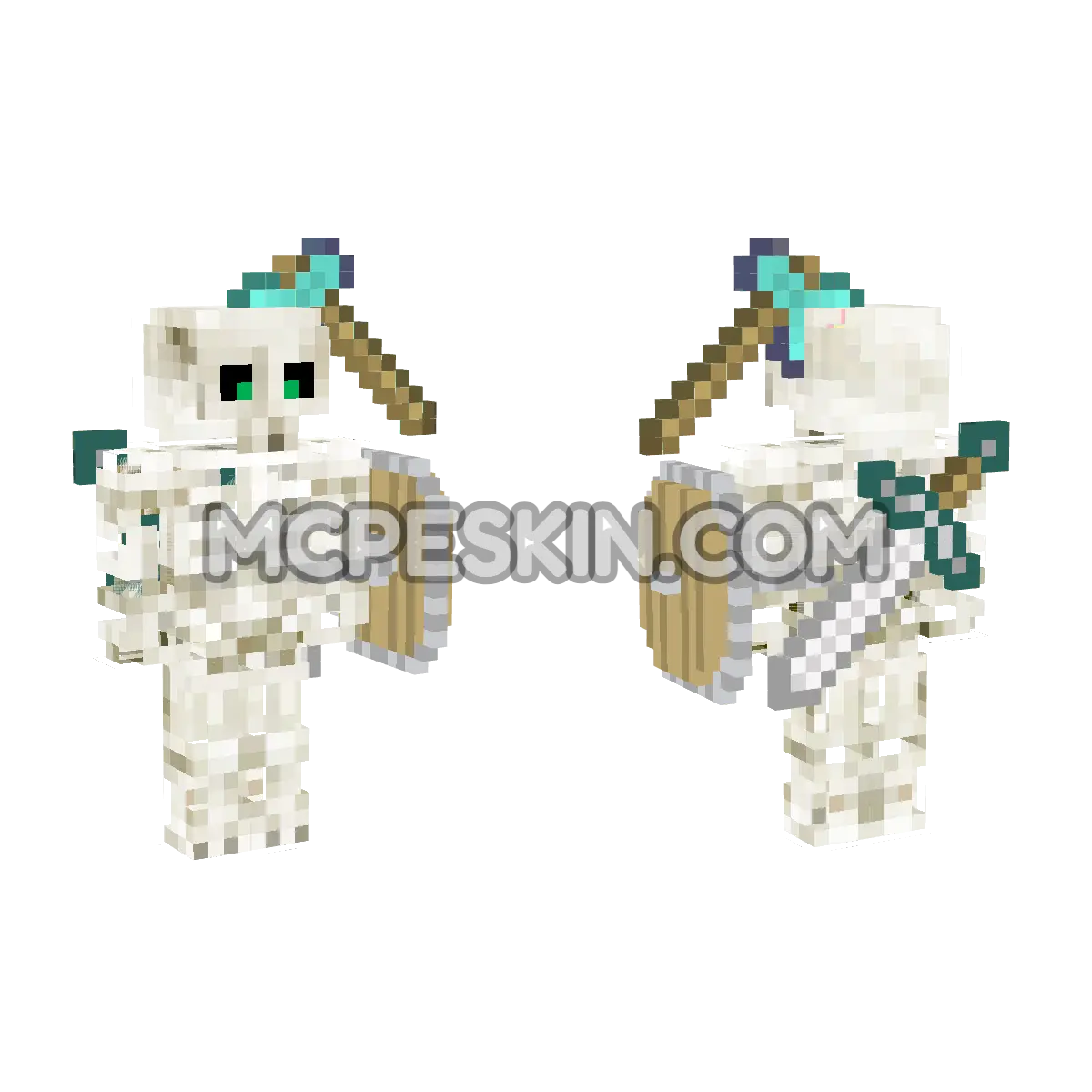 BonesMen 4D Minecraft Bedrock skin