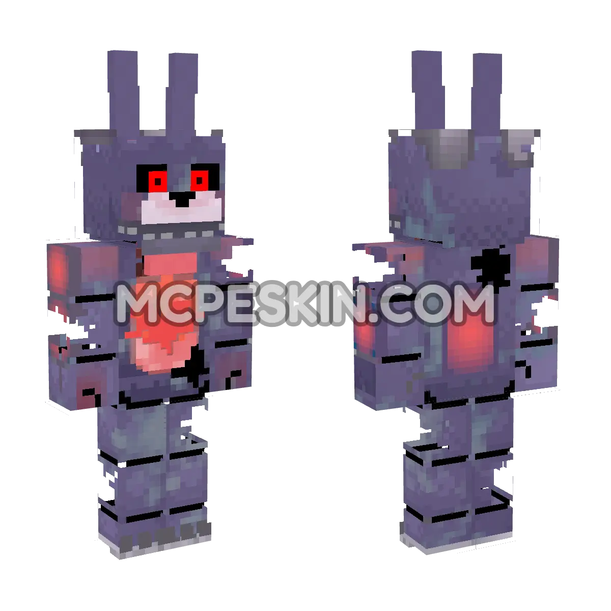 Bonnie 2 4D Minecraft Bedrock skin
