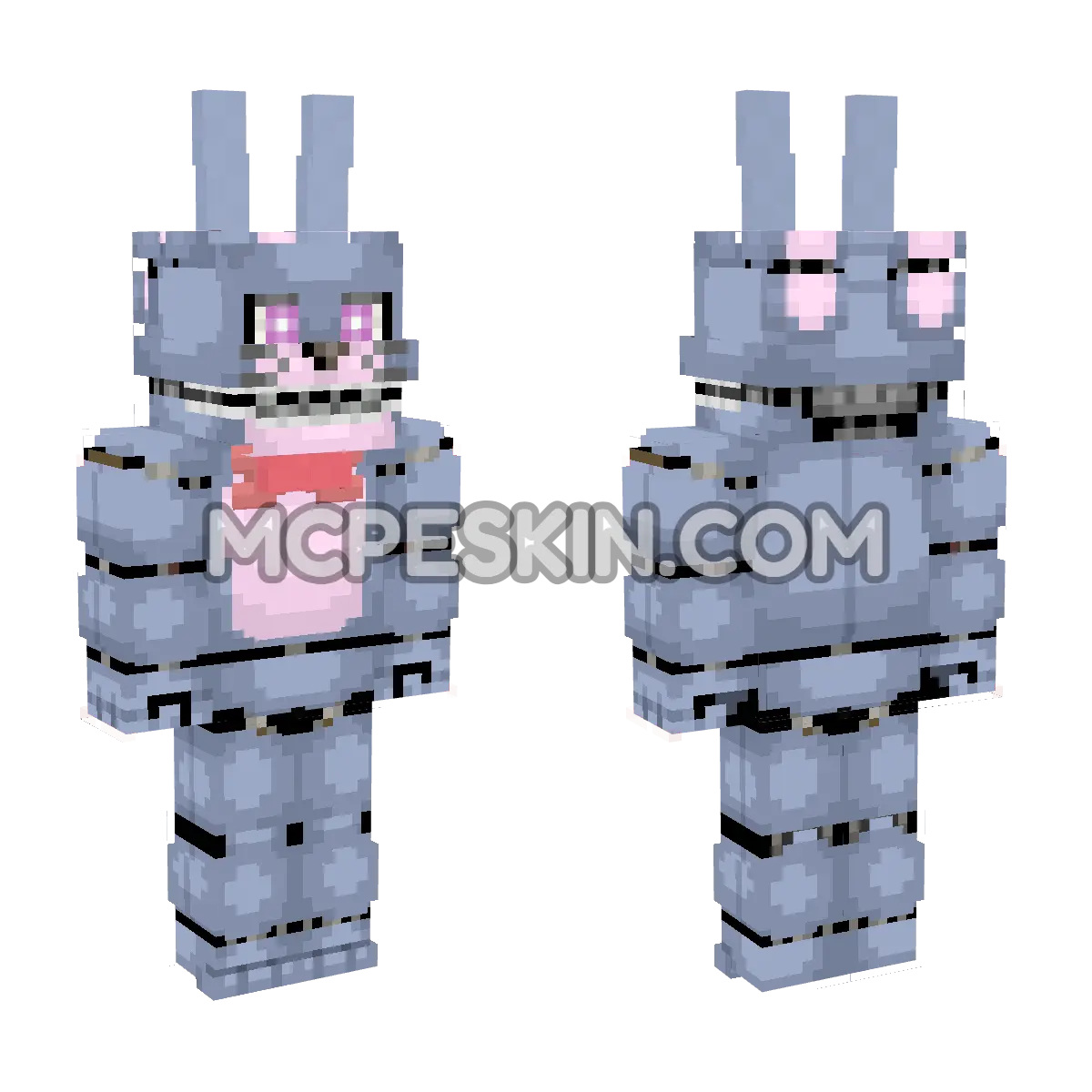 Bonnie Fnaf 4D Minecraft Bedrock skin