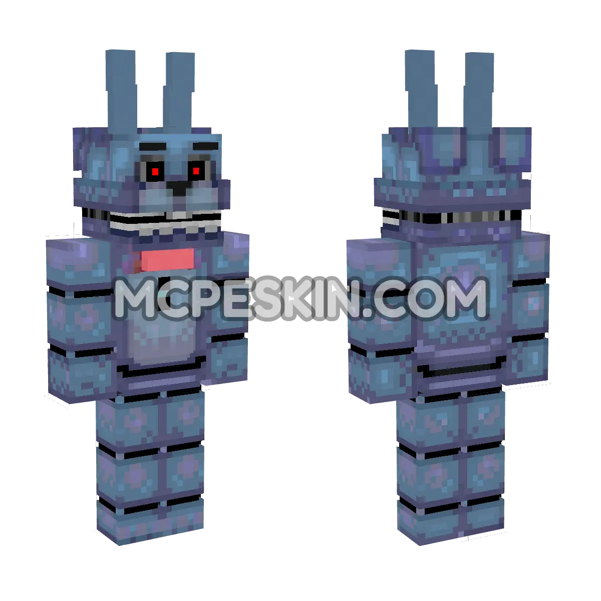 Bonnie Red 4D Minecraft Bedrock skin