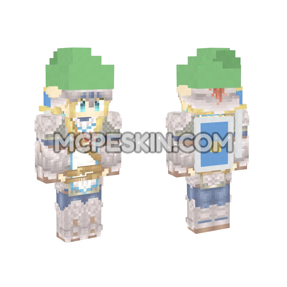 Botw Knight Link 4D Minecraft Bedrock skin
