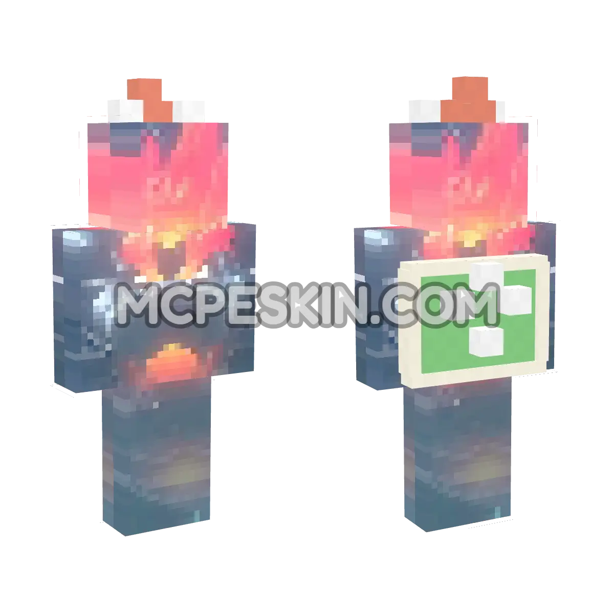 Bowser Fury 4D Minecraft Bedrock skin