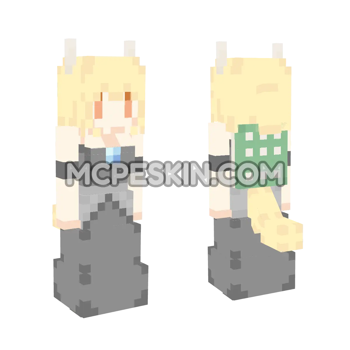 Bowsette 4D Minecraft Bedrock skin