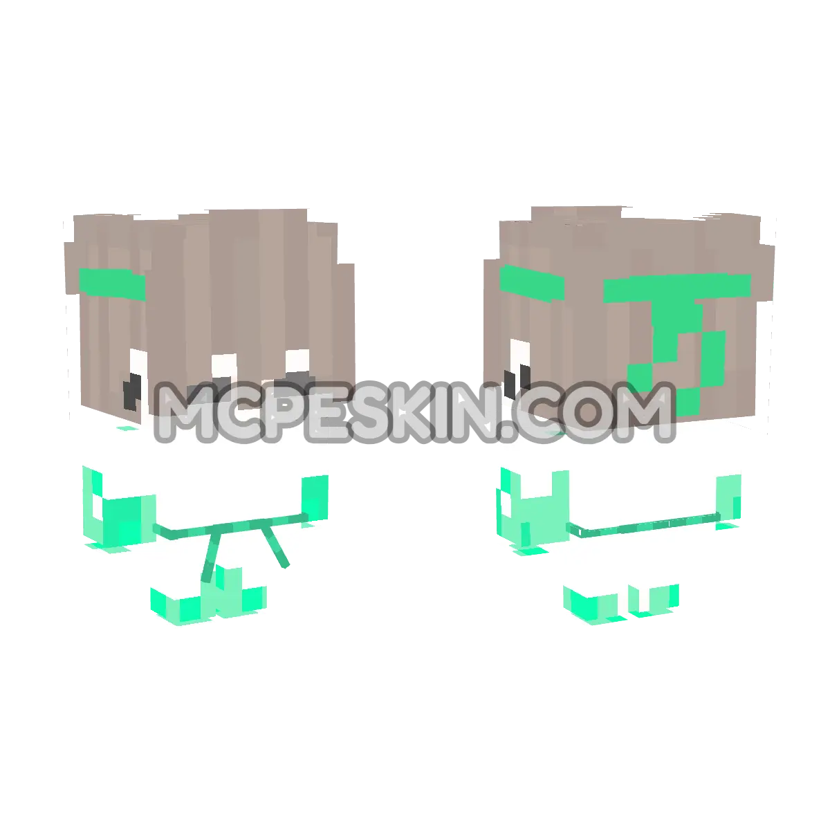 br7 4D Minecraft Bedrock skin