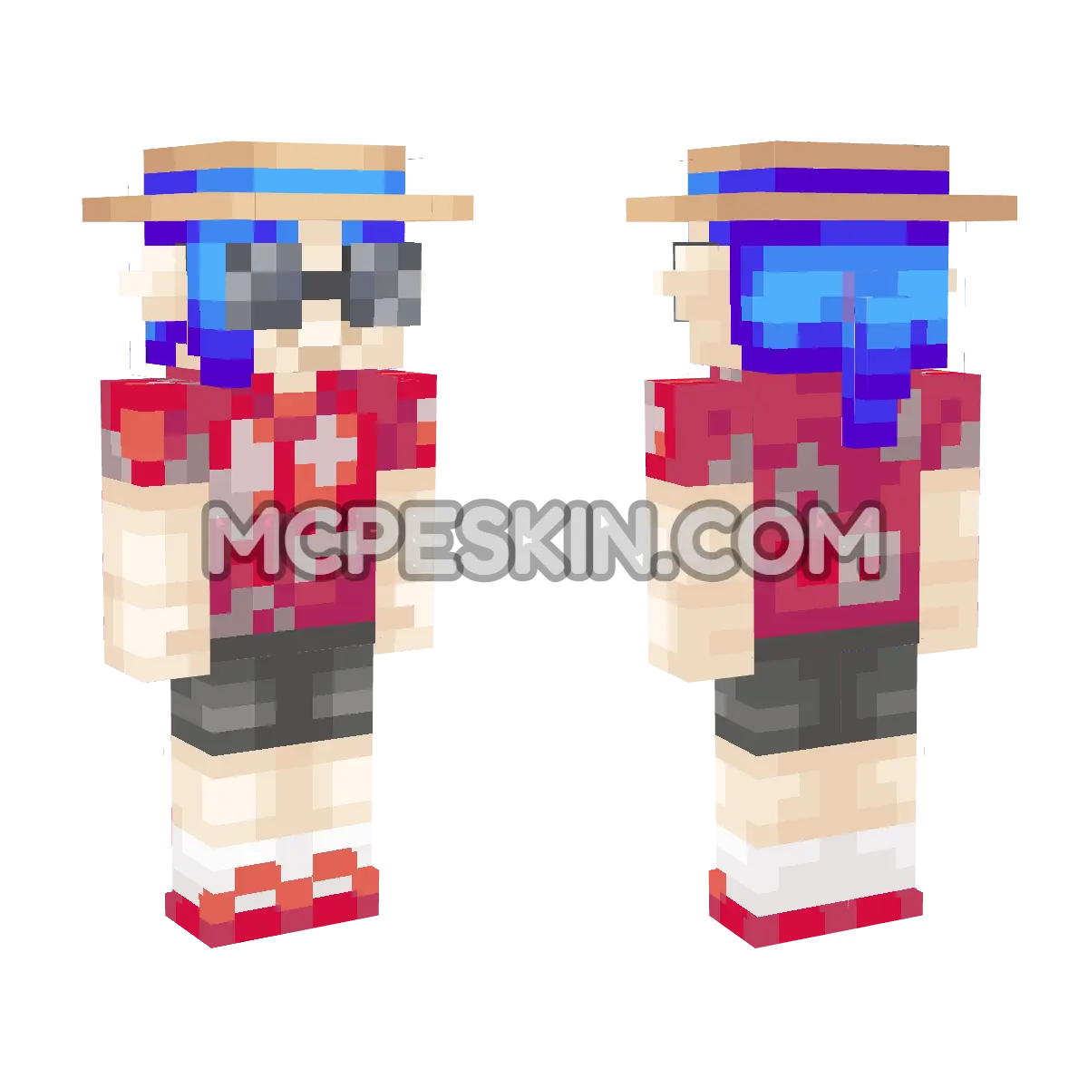 BroDute 4D Minecraft Bedrock skin