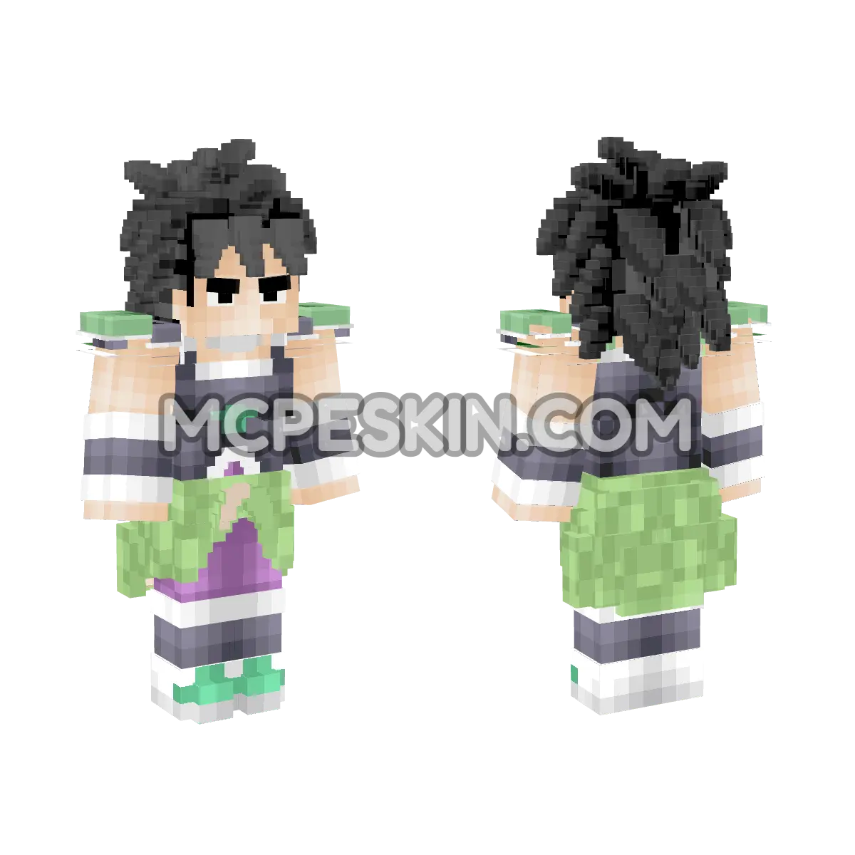 Broly 4D Minecraft Bedrock skin