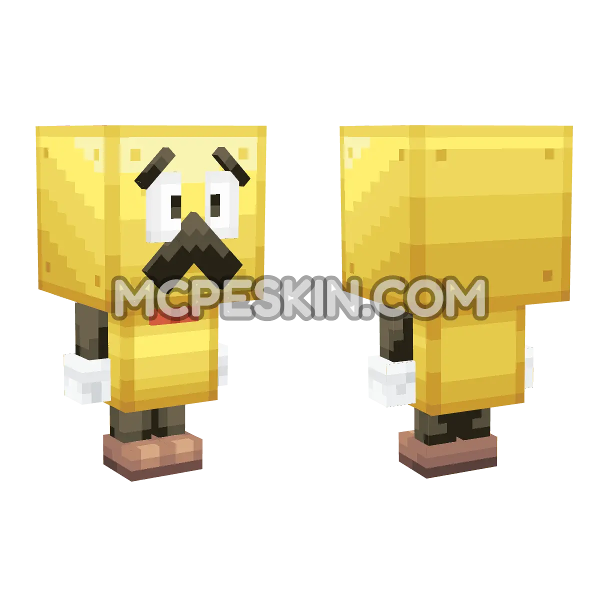 Broque Monsieur 4D Minecraft Bedrock skin