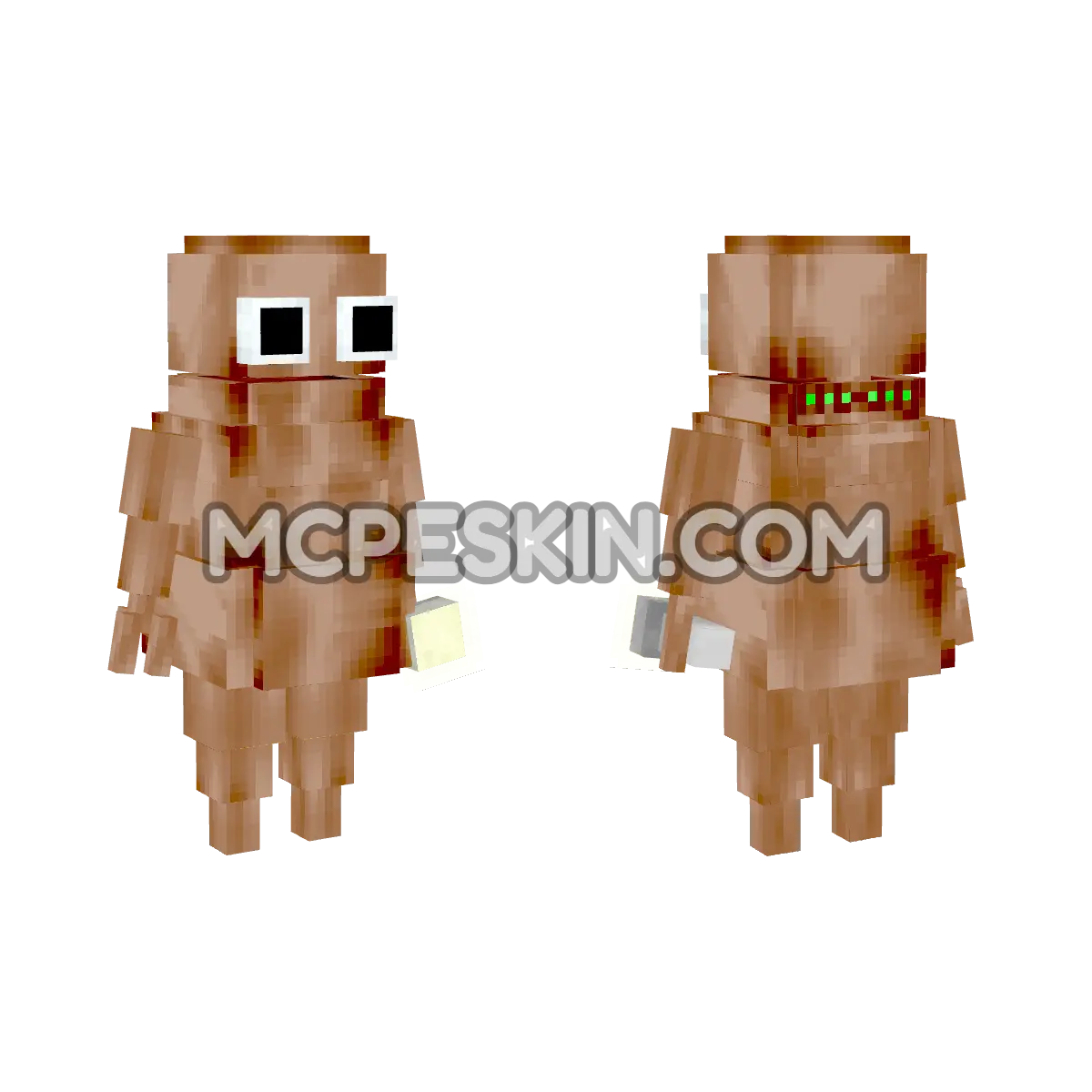 Brown REPO (Intrigued) 4D Minecraft Bedrock skin