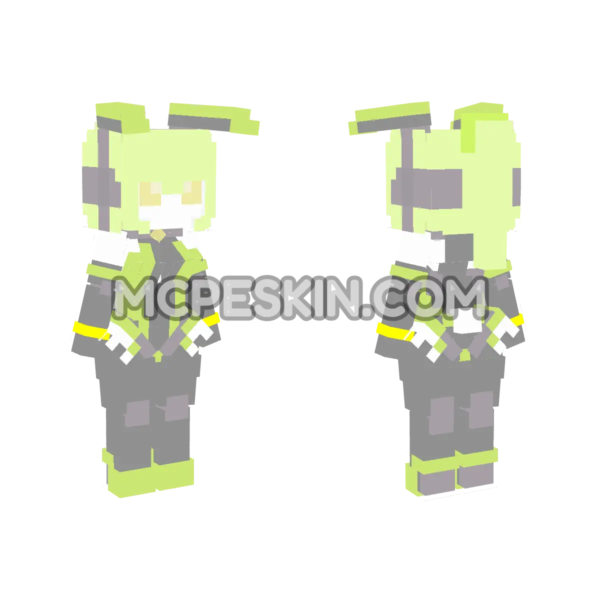Bunny 2.0 3 4D Minecraft Bedrock skin