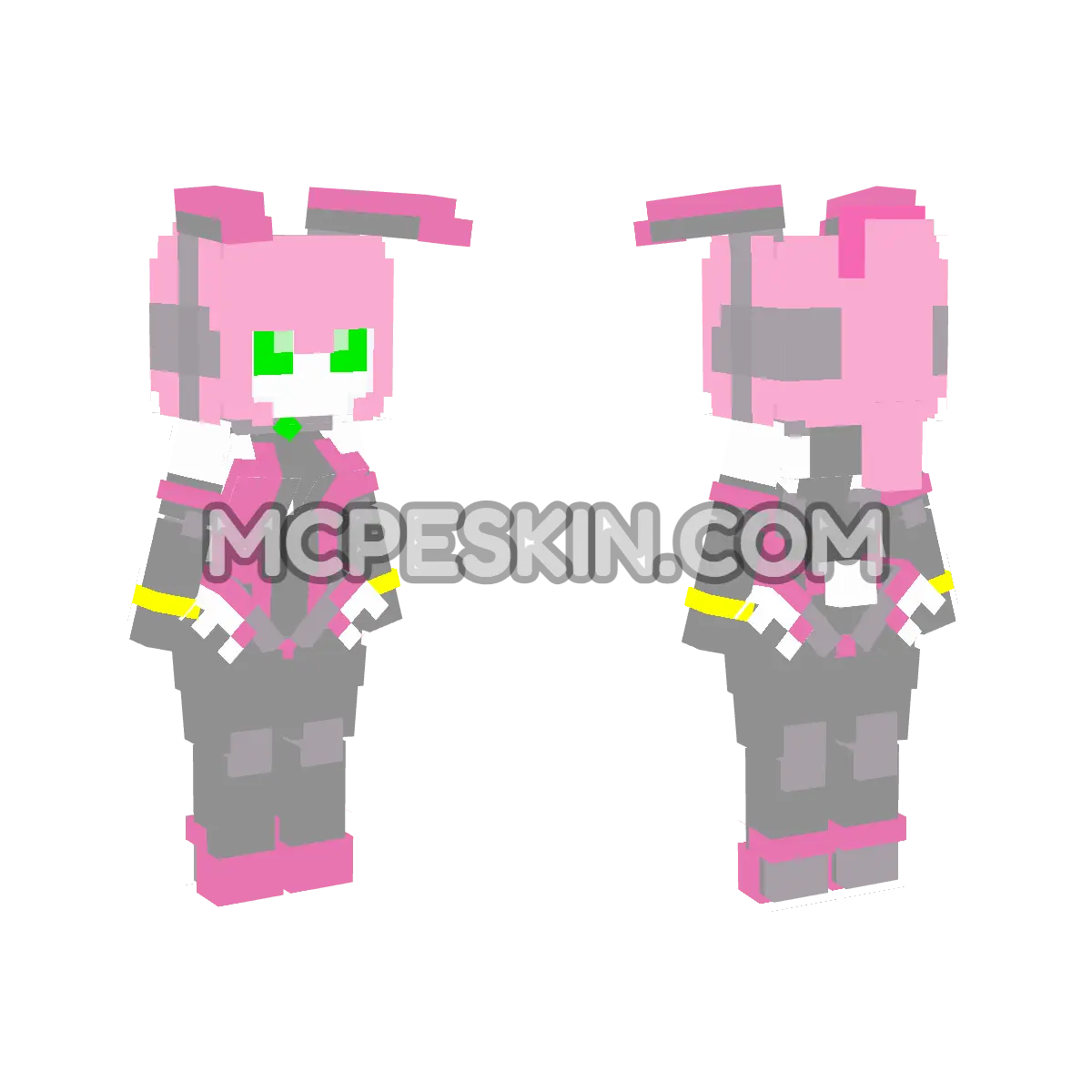 Bunny2.0 1 4D Minecraft Bedrock skin