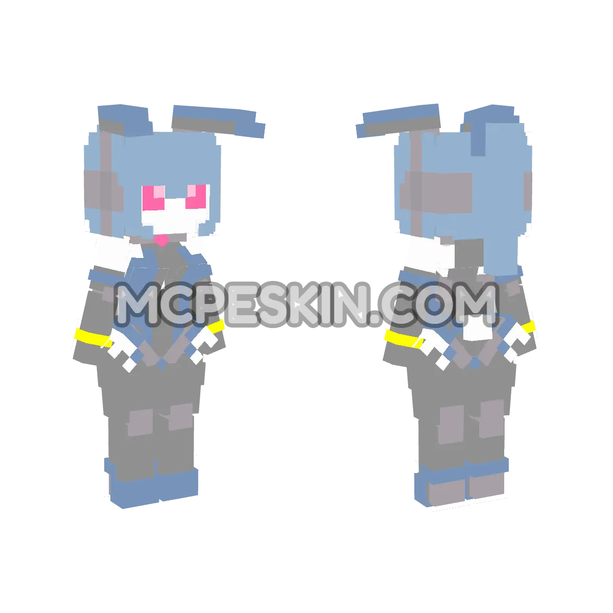 Bunny2.0 2 4D Minecraft Bedrock skin