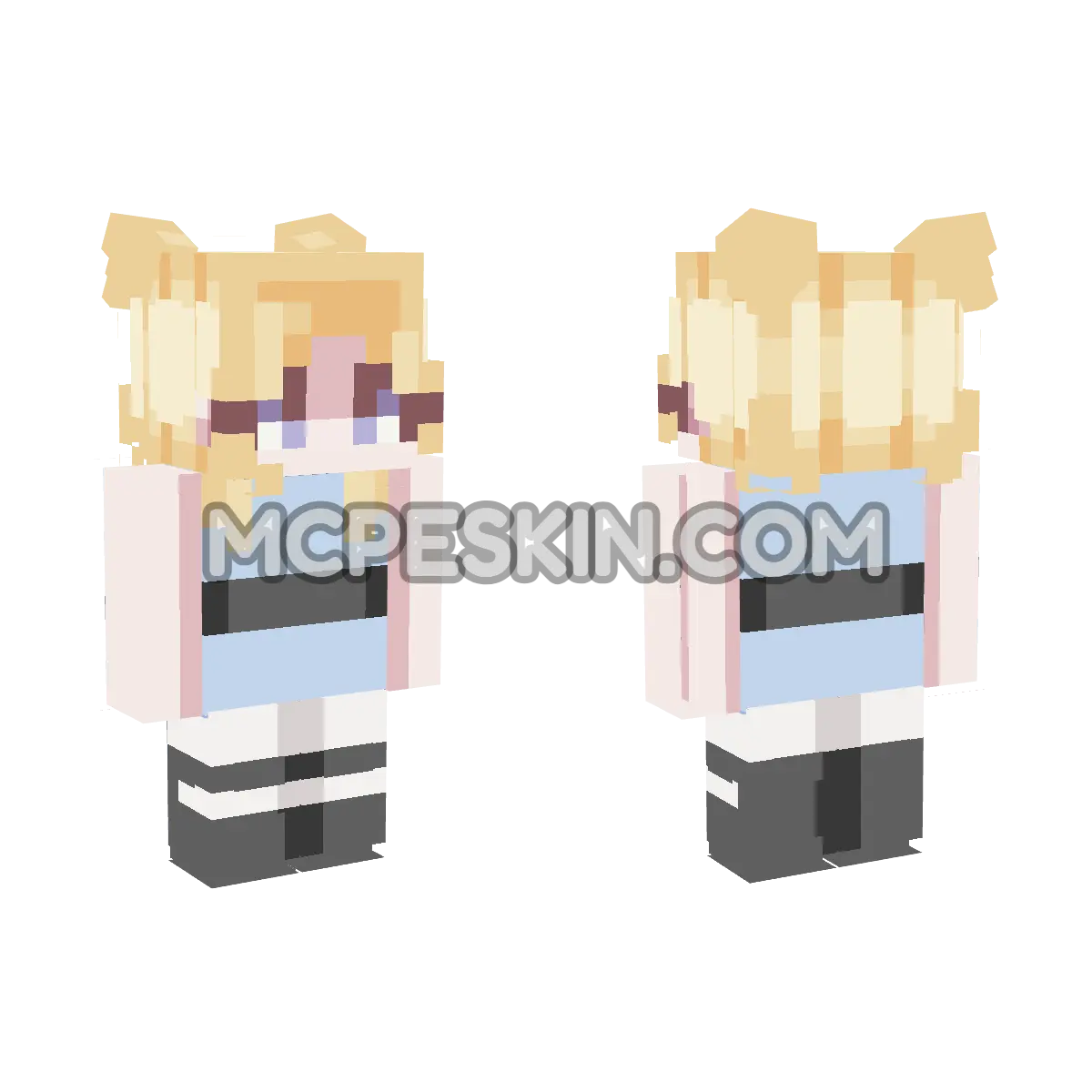 burbuja 4D Minecraft Bedrock skin