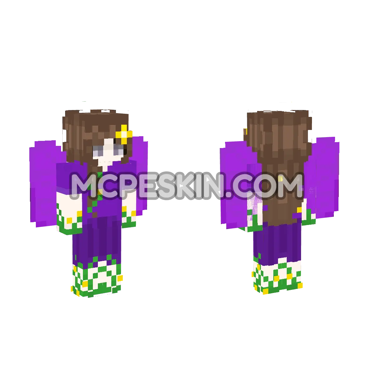 Butterfly 4D Minecraft Bedrock skin