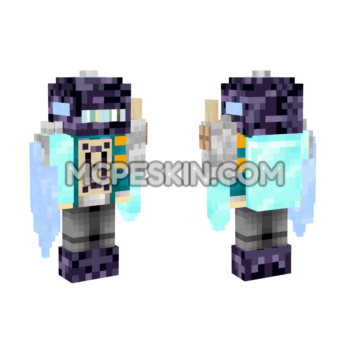 By DFF Armadura Suprema 4D Minecraft Bedrock skin