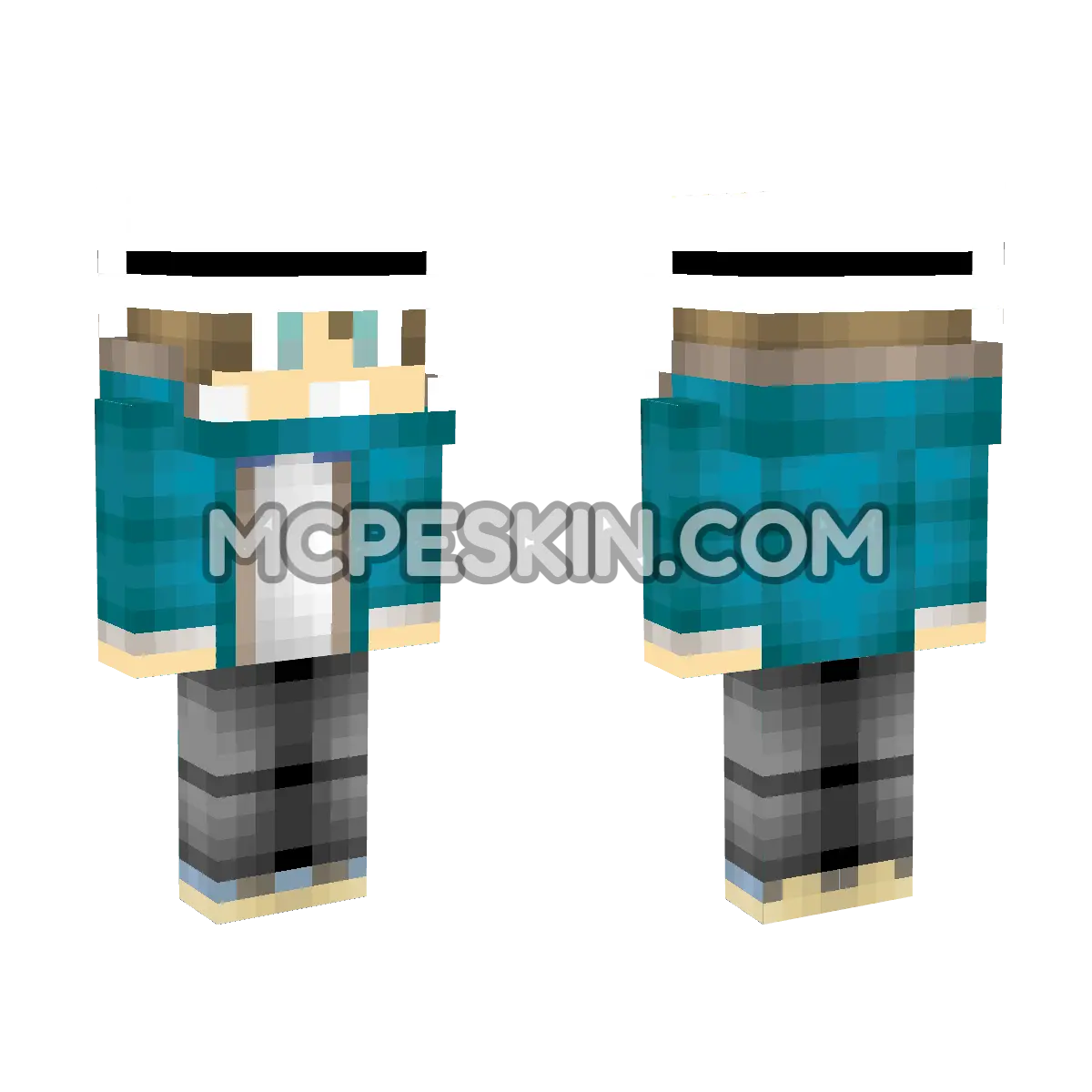 By DFF Bebe VM 4D Minecraft Bedrock skin