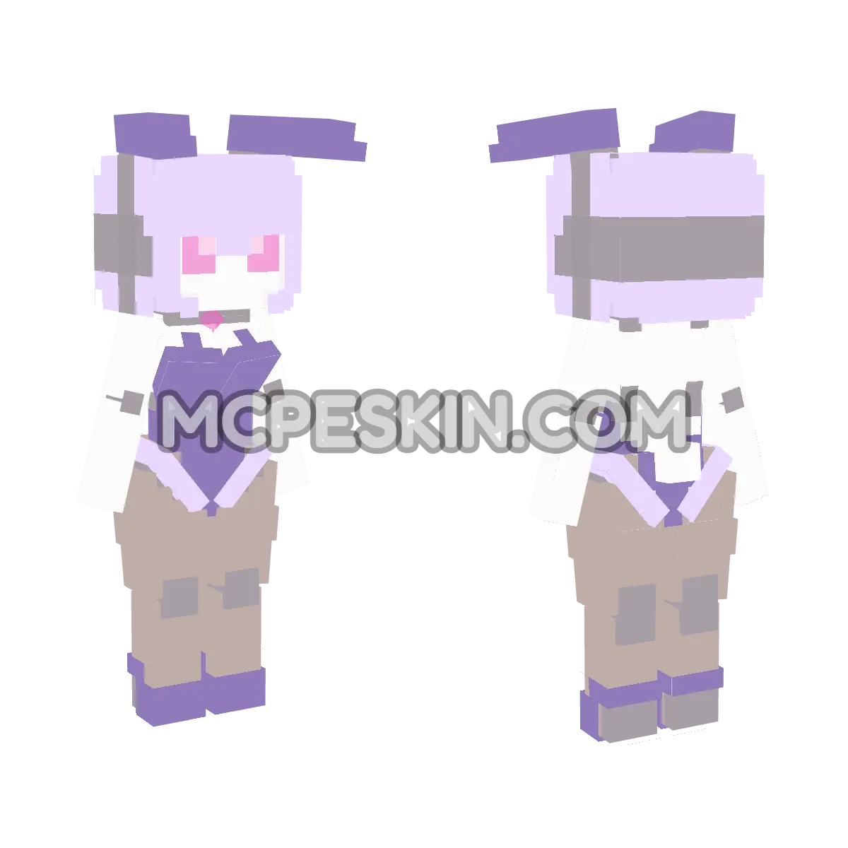 By Dff Conejas 4 4D Minecraft Bedrock skin