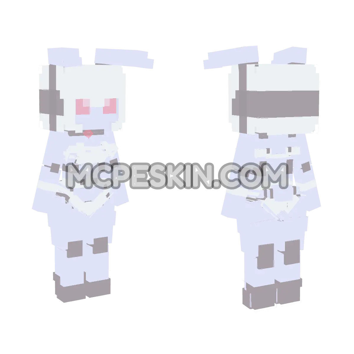 By DFF Conejas de Playa 3 4D Minecraft Bedrock skin