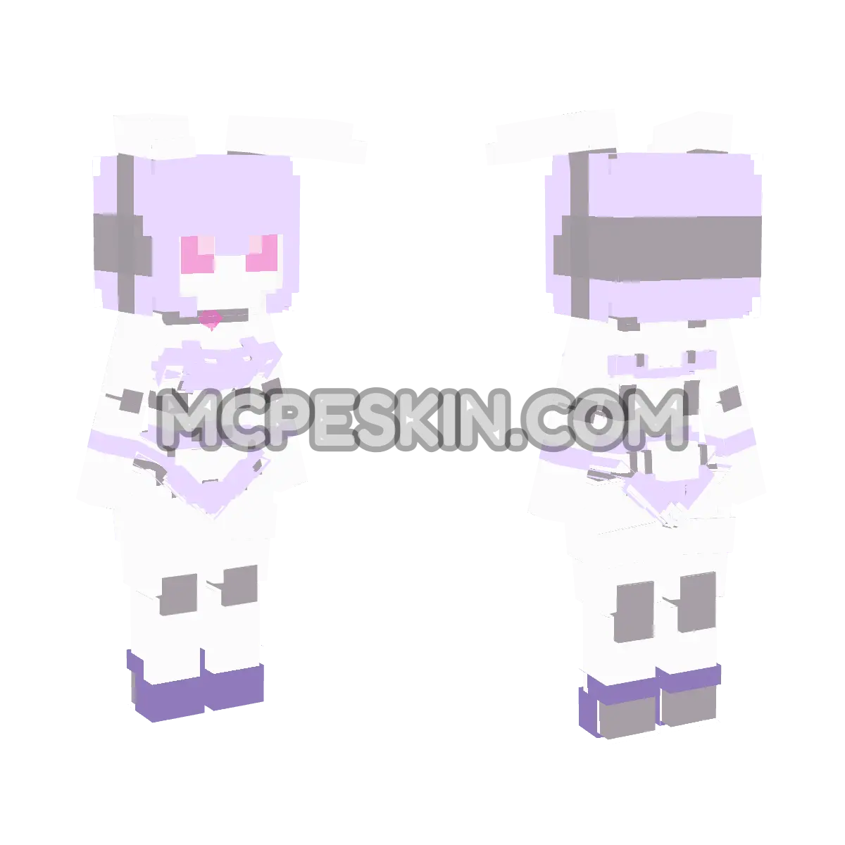 By DFF Conejas de Playa 4 4D Minecraft Bedrock skin