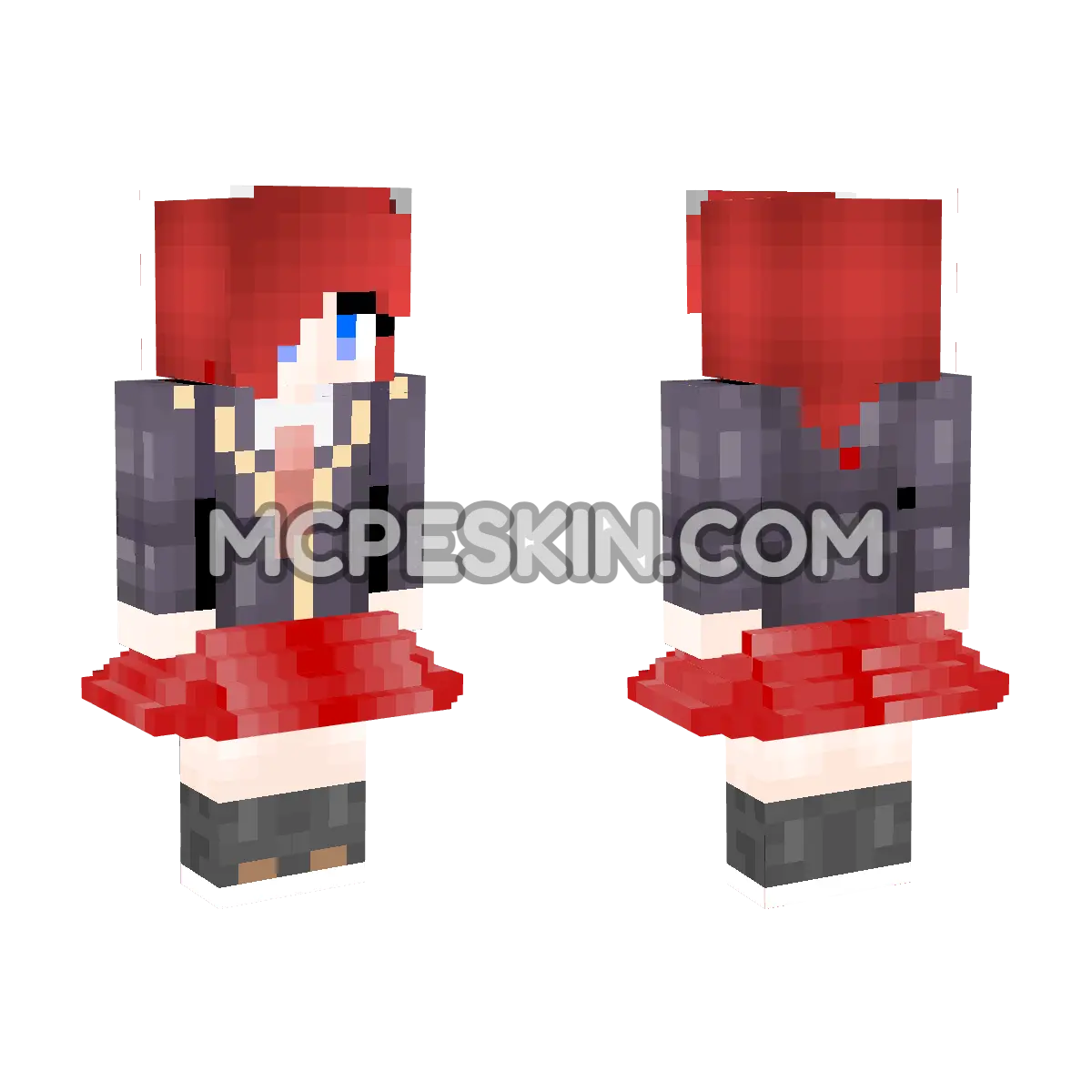 By DFF Falda VN 4D Minecraft Bedrock skin