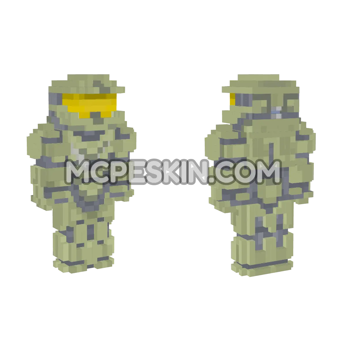 By DFF Halo 4D Minecraft Bedrock skin