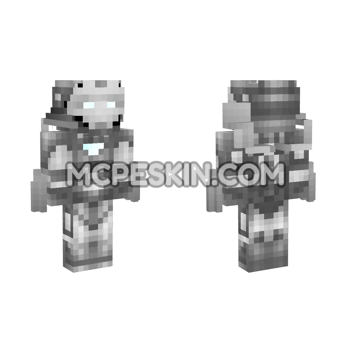 By DFF Warmachine 4D Minecraft Bedrock skin