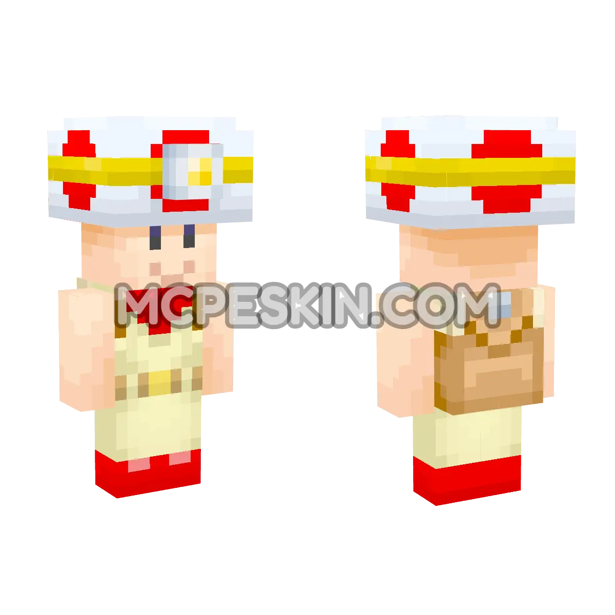 Captain Toad 4D Minecraft Bedrock skin