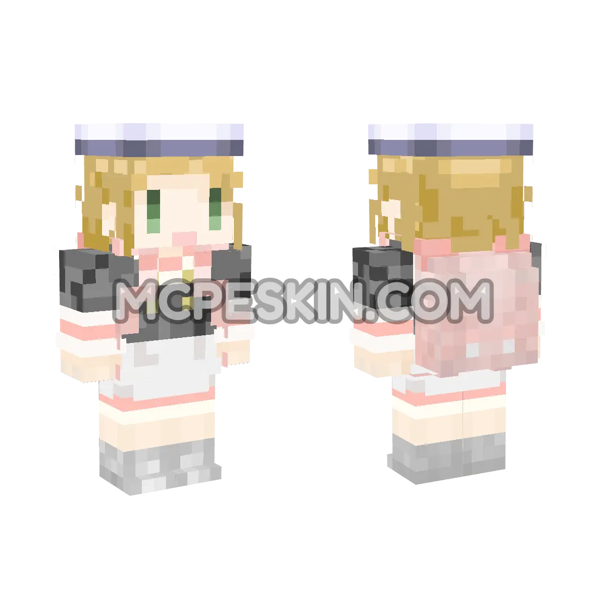 Cardcaptor Sakura: Sakura Kinomoto 4D Minecraft Bedrock skin