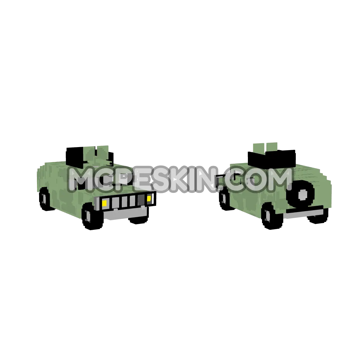 Cars 4D Minecraft Bedrock skin