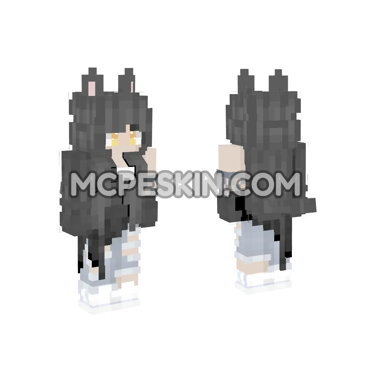 Cat M 1 4D Minecraft Bedrock skin