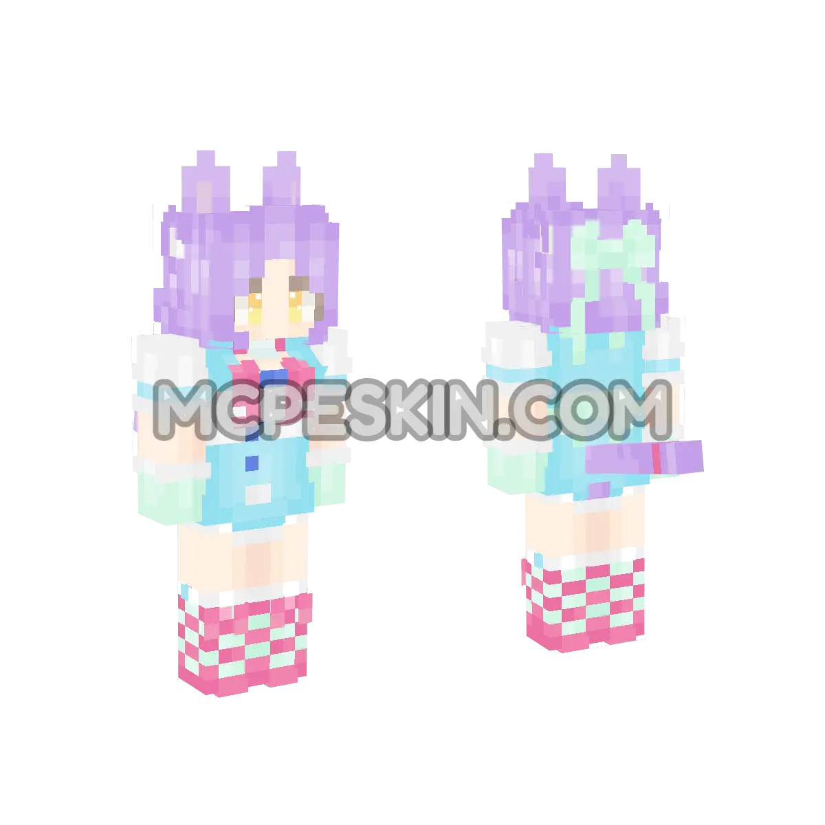 Cat M 11 4D Minecraft Bedrock skin