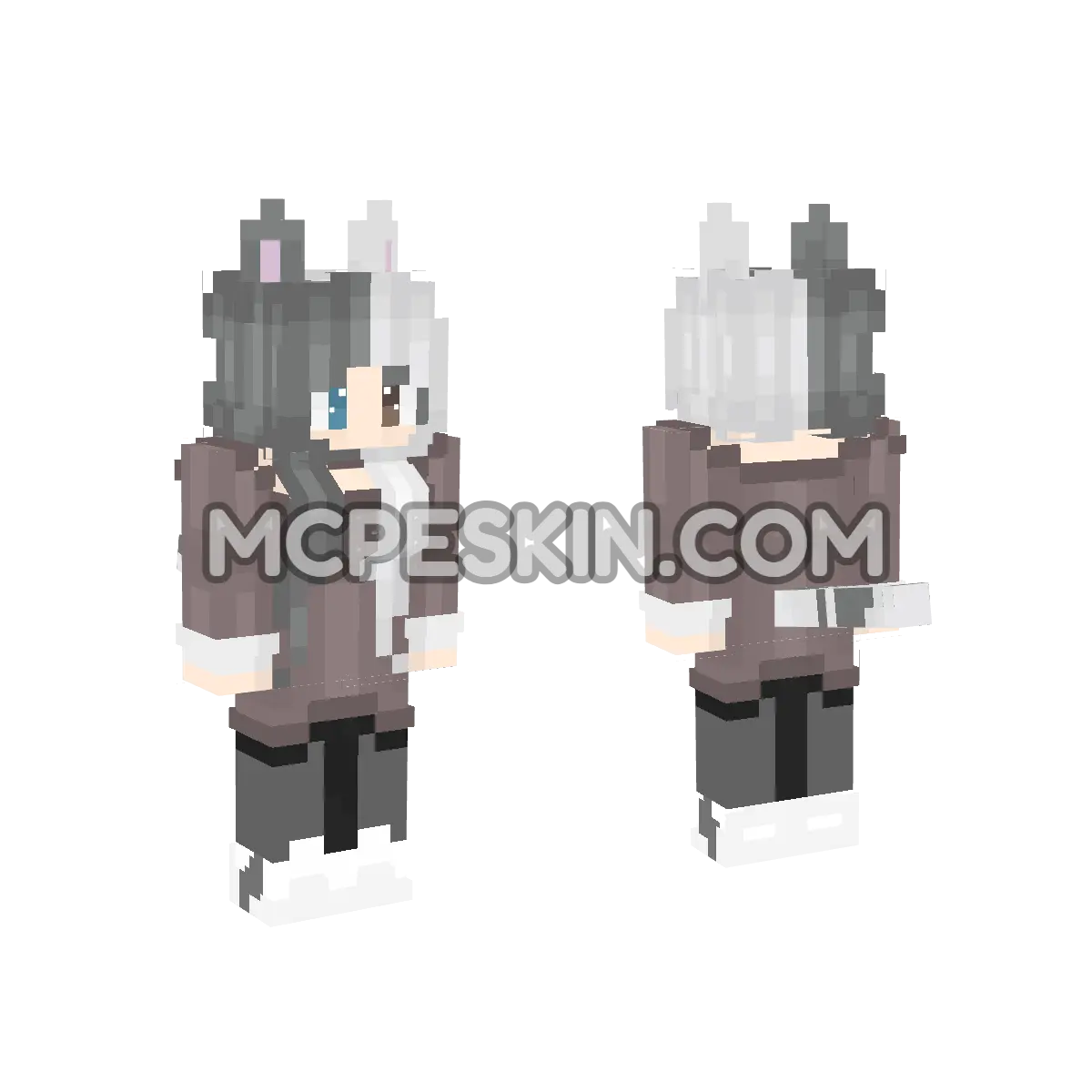 Cat M 12 4D Minecraft Bedrock skin