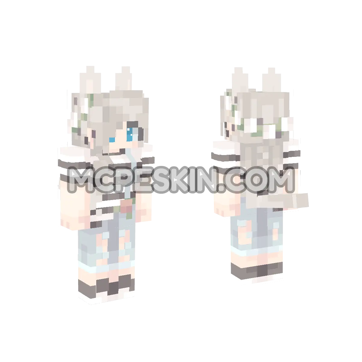 Cat M 18 4D Minecraft Bedrock skin