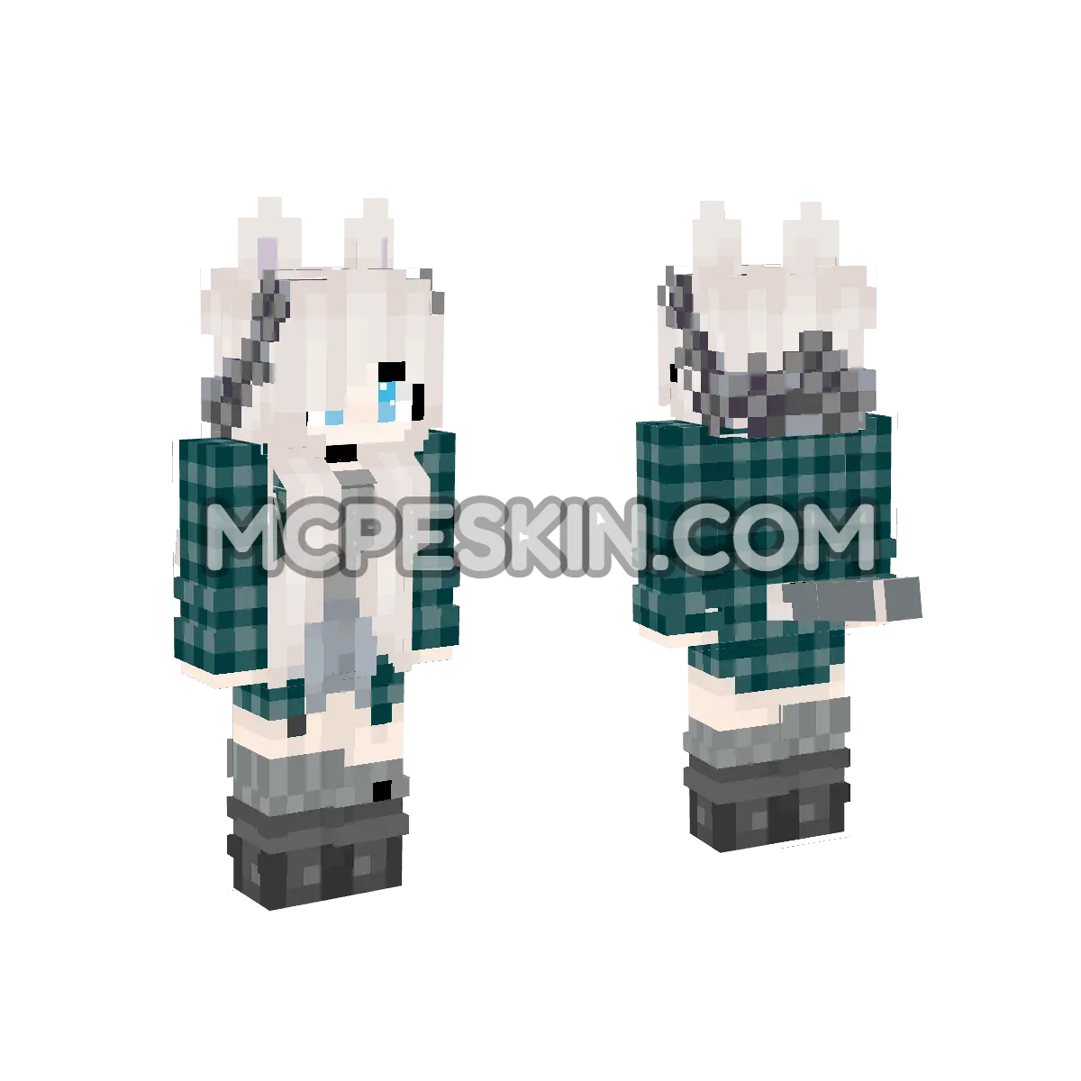 Cat M 23 4D Minecraft Bedrock skin