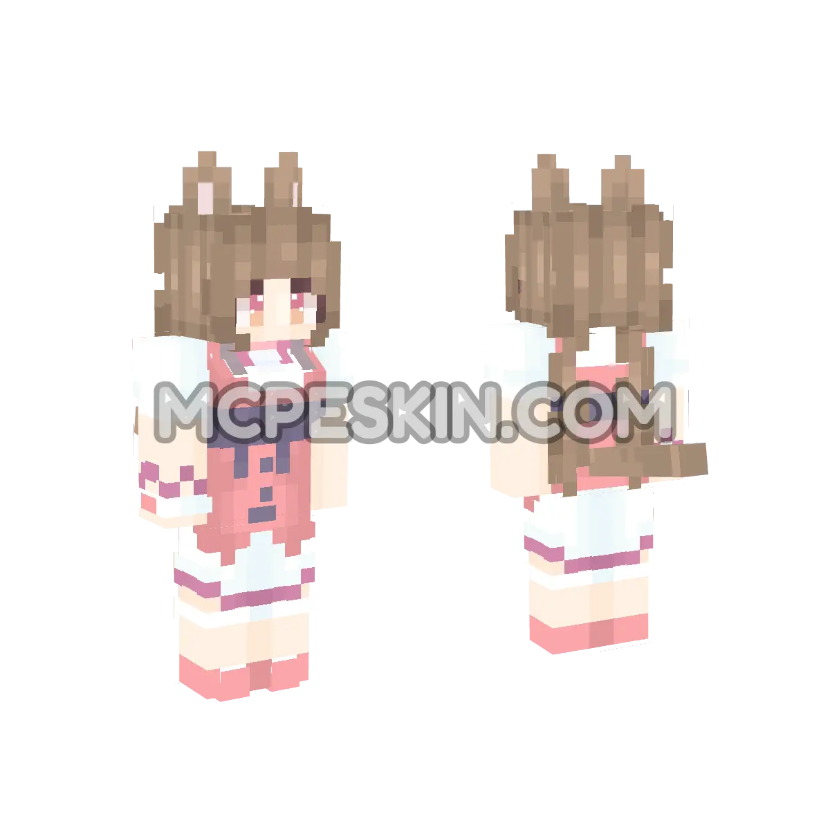 Cat M 24 4D Minecraft Bedrock skin